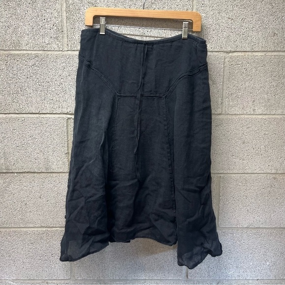 Vintage Max Studio Linen Blend Skirt - Picture 1 of 6